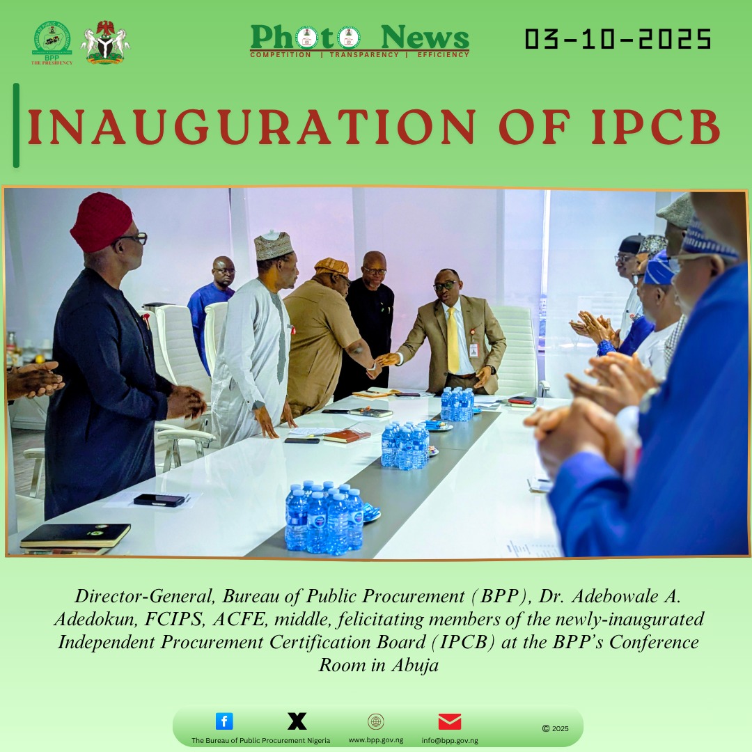 An independent certification board, established by the Bureau of Public Procurement (BPP), will oversee the certification process, including developing exam content and maintaining a database of certified professionals. This scheme is expected to raise the standards of procurement practice in Nigeria, promote professionalism, and improve the effectiveness of procurement processes across all sectors.